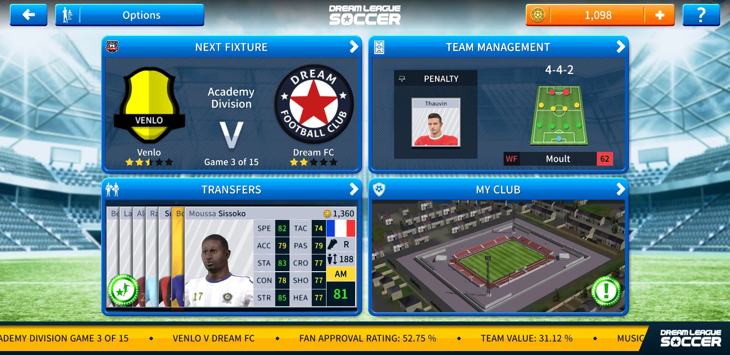 Dream League Soccer Android Gameplay 