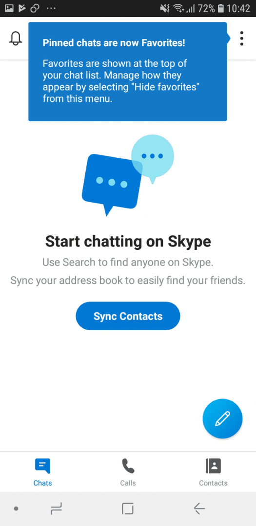 can t install skype