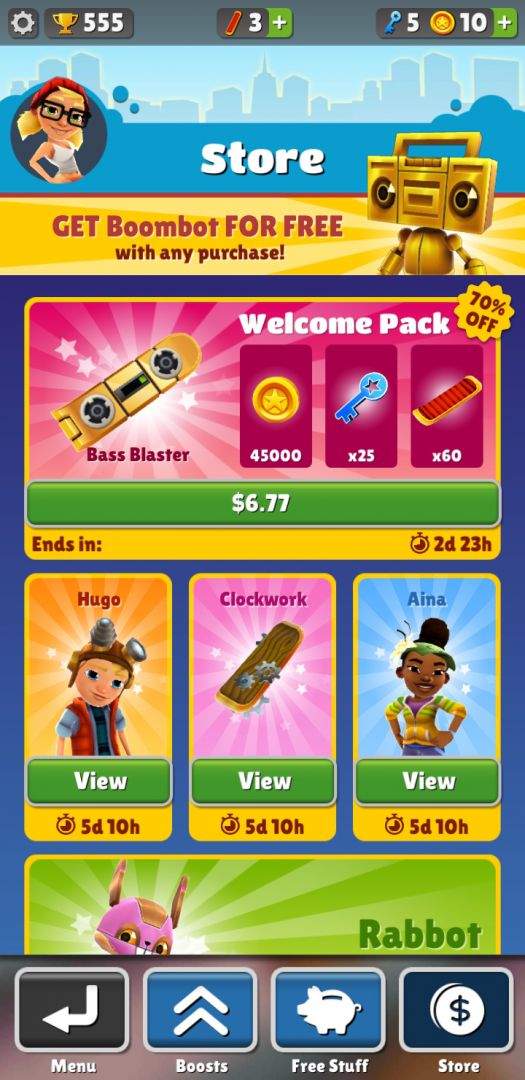 Download Subway Surfers Latest 3.3.1 for Windows PC