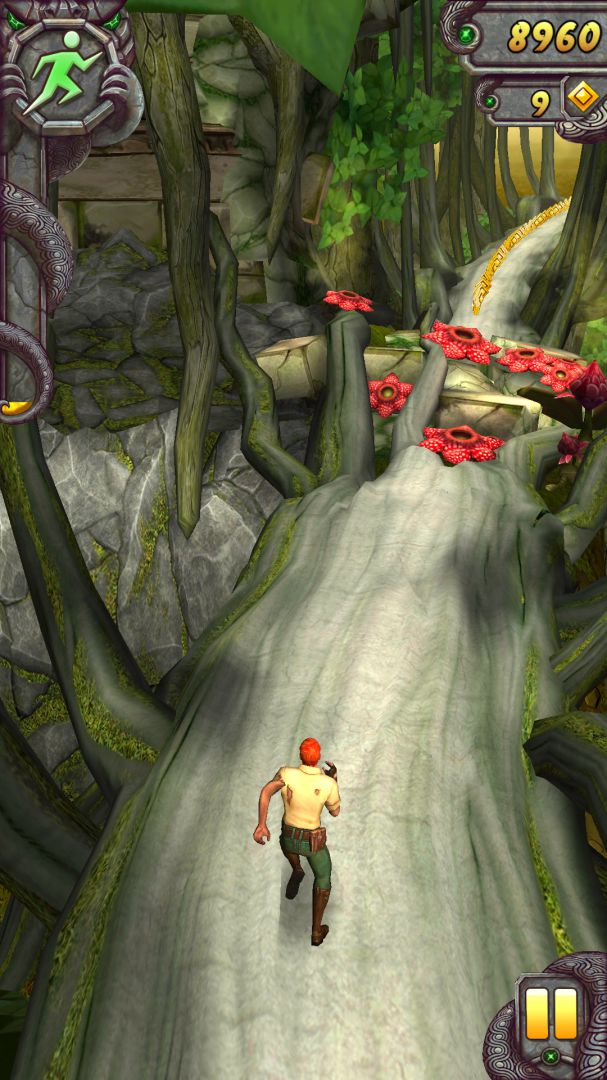 Temple Run - 2 Gameplay, forest, cliff