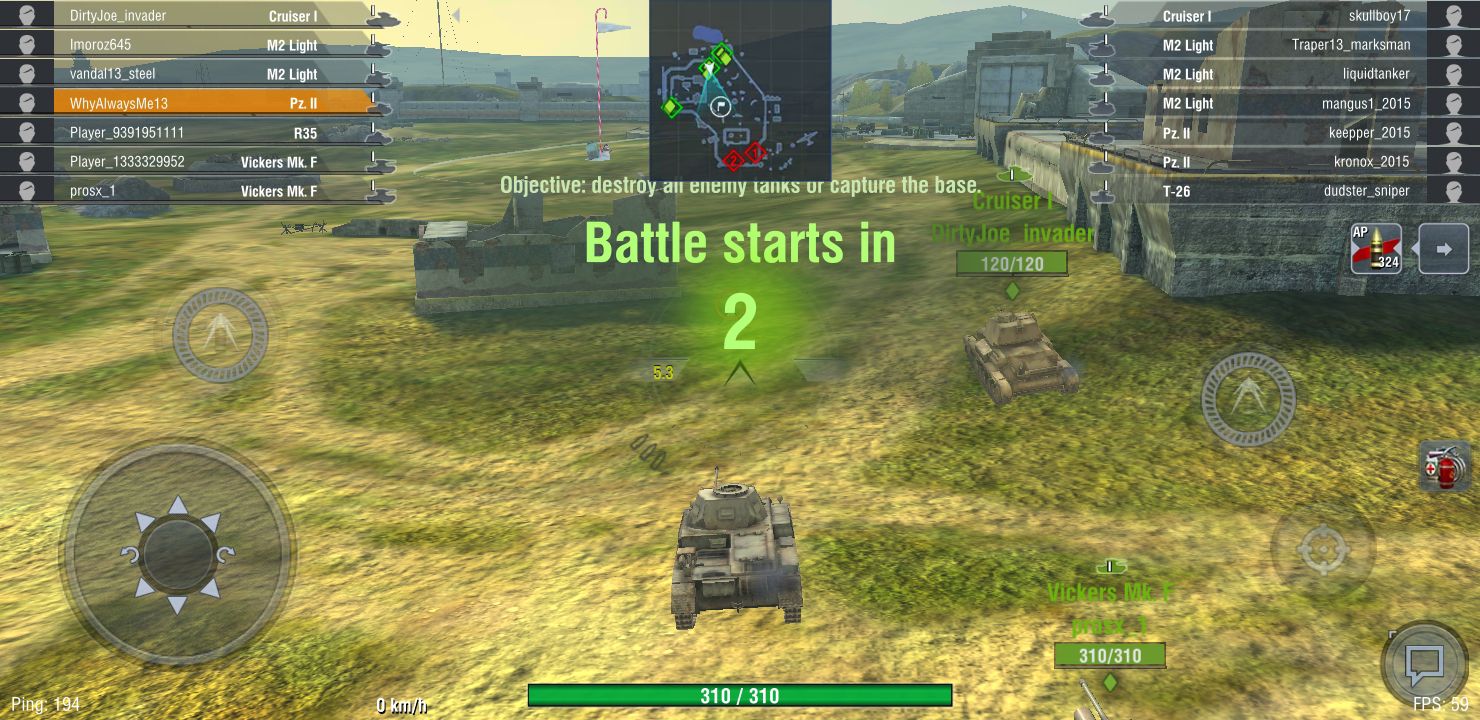 world of tanks blitz android with controller