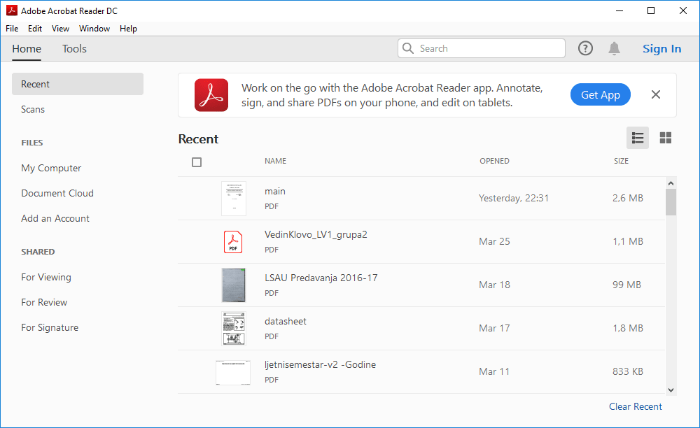 free Adobe Acrobat Reader DC 2023.003.20215 for iphone download
