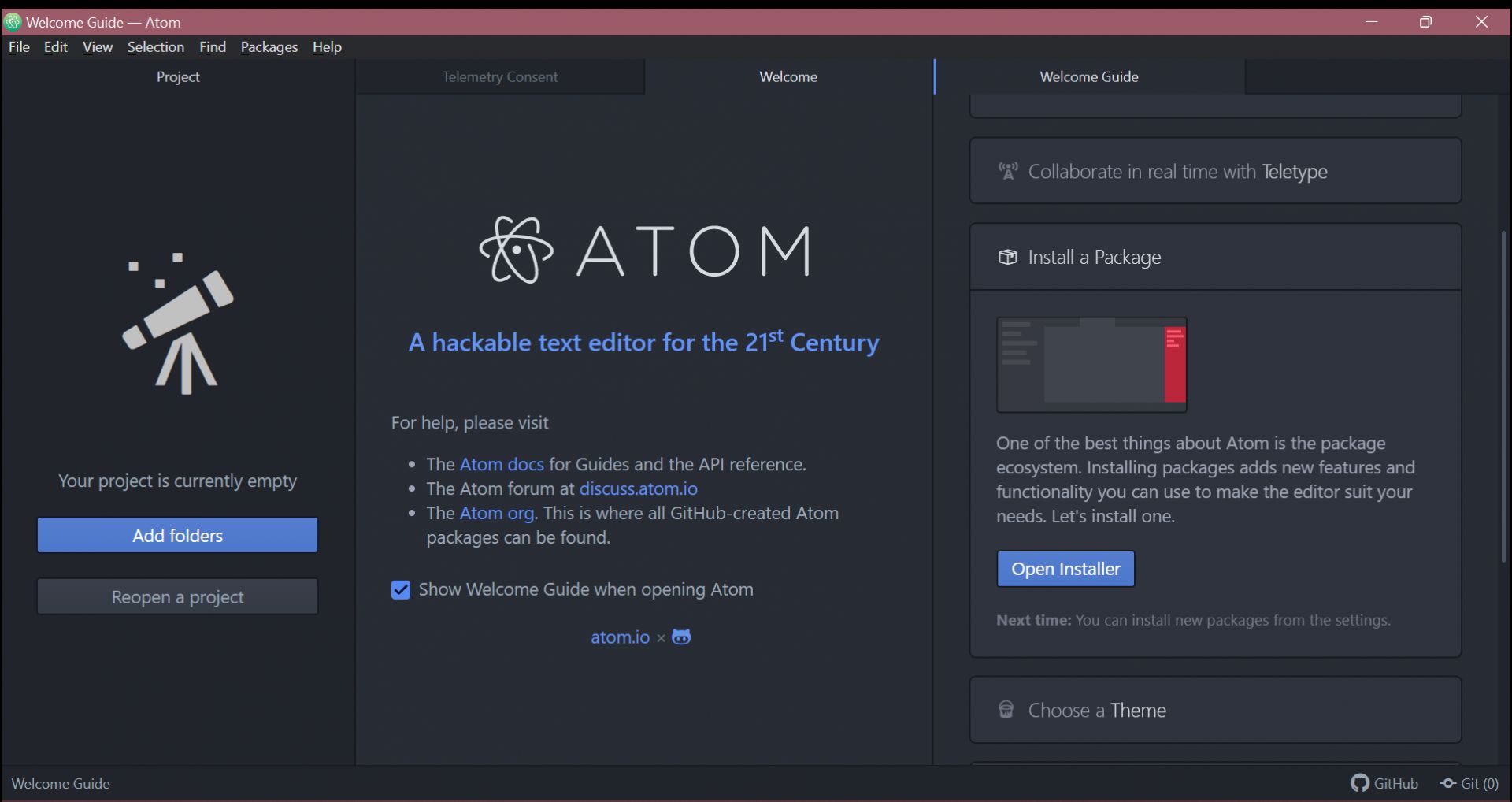 atom download