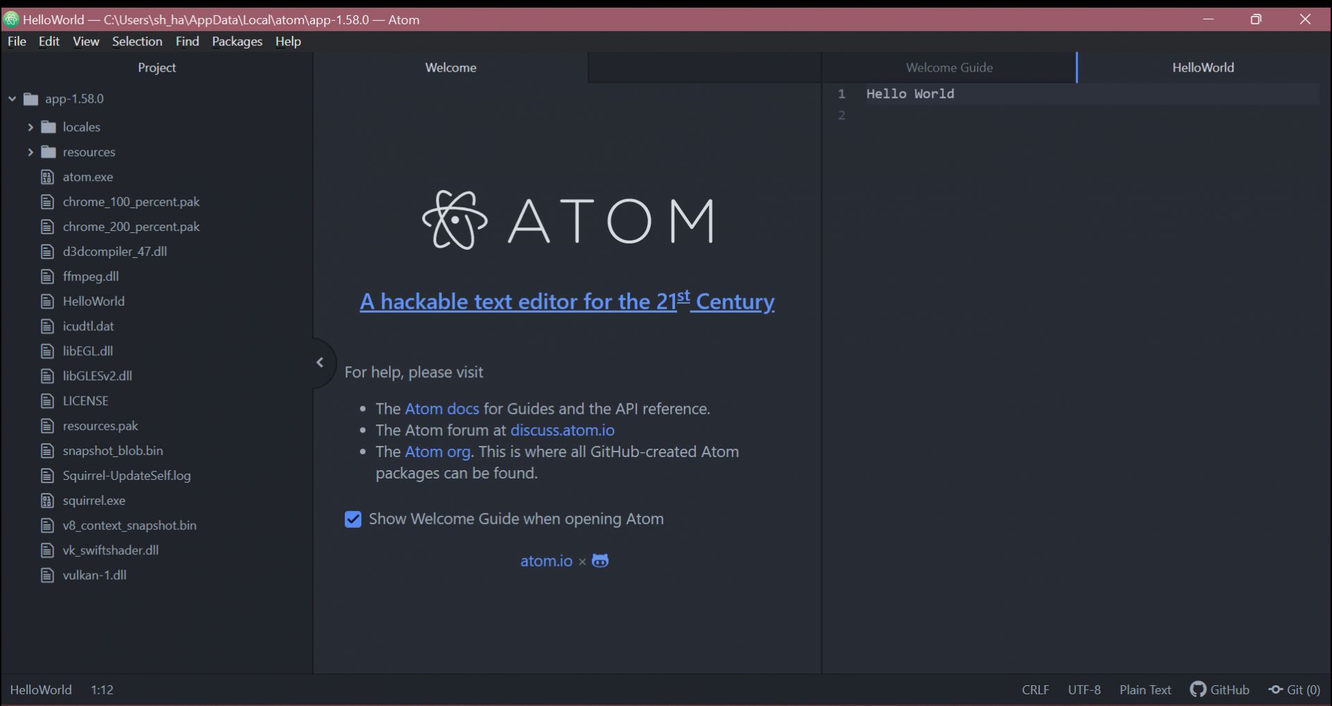 atom software download