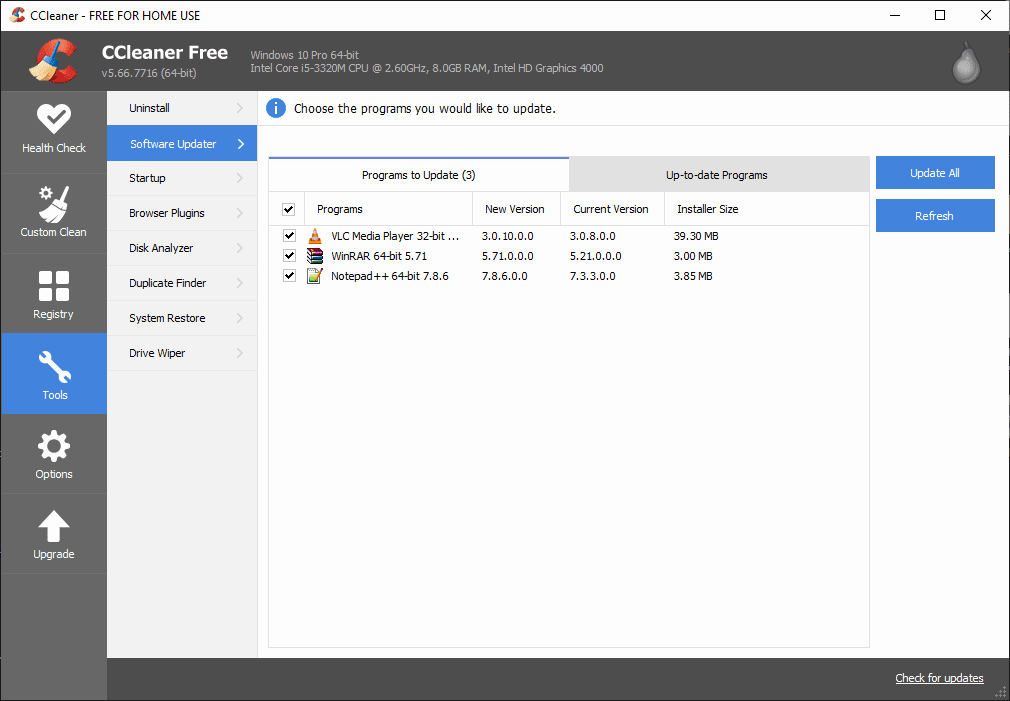 ccleaner free download 2011 for windows 7 32 bit