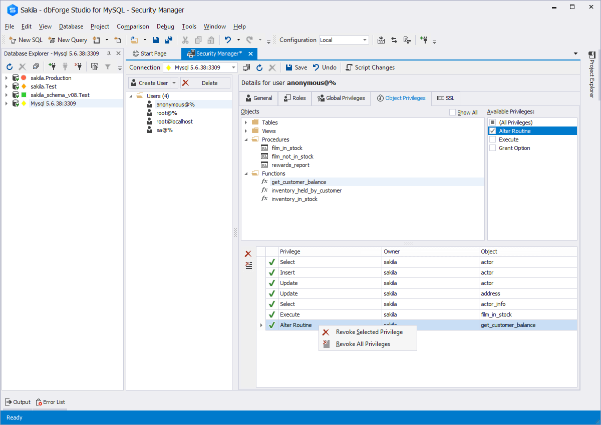 dbforge studio for mysql vs