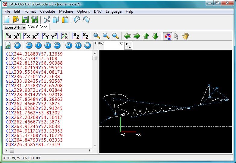 Convert G code To DXF 