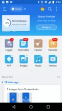 Home screen