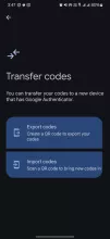 Google Authenticator screenshot 1