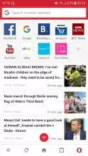 Home screen
