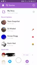 Snapchat screenshot 1