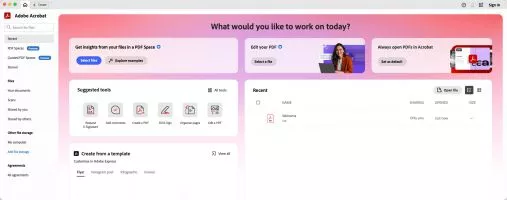 Adobe Acrobat screenshot 1