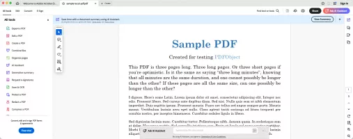 Adobe Acrobat screenshot 3