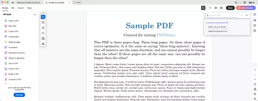 Adobe Acrobat screenshot 4