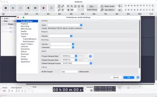 Audacity screenshot 2