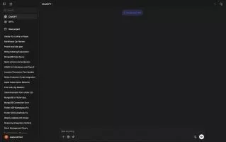 ChatGPT screenshot 1