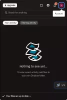 Dropbox screenshot 1
