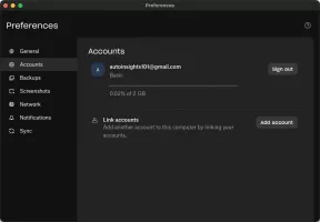 Dropbox screenshot 3