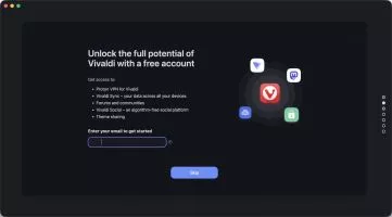 Vivaldi screenshot 1