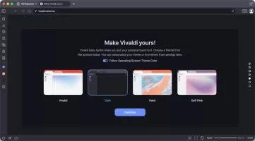 Vivaldi screenshot 2
