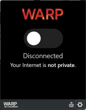 1.1.1.1 with WARP screenshot 1