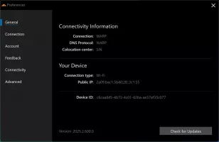 1.1.1.1 with WARP screenshot 4