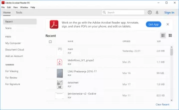 Adobe Acrobat Reader DC screenshot 1