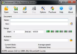 Advanced Office Password Breaker screenshot 1