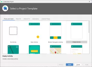 Android Studio screenshot 1