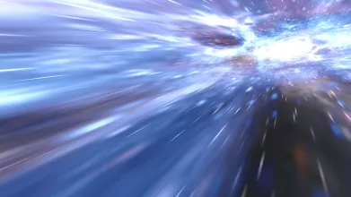 Animated Wallpaper - Hyperspace 3D screenshot 1