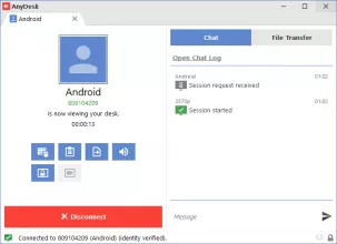 AnyDesk screenshot 1