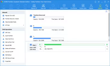 AOMEI Partition Assistant Standard screenshot 1