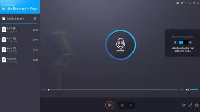 Ashampoo Audio Recorder Free screenshot 1