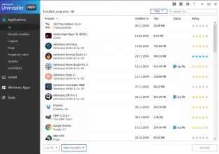 Ashampoo UnInstaller Free screenshot 1