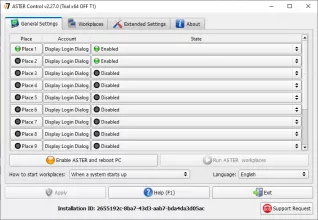 Aster screenshot 1
