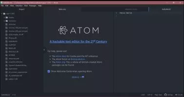 Atom screenshot 11