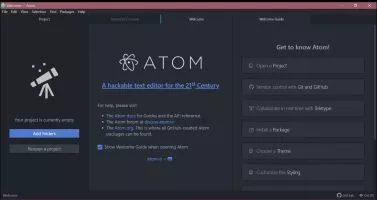 Atom screenshot 3
