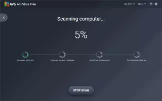 AVG Antivirus Free screenshot 2