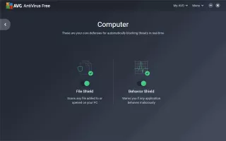 AVG Antivirus Free screenshot 4