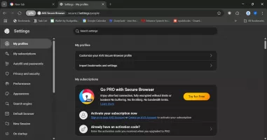 AVG Secure Browser screenshot 6