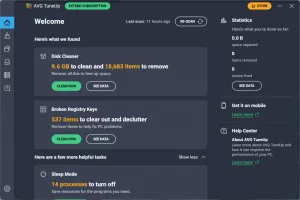 AVG TuneUp for PC screenshot 1