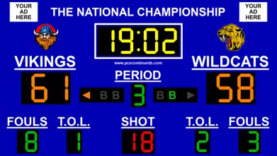 Basketball Scoreboard Pro screenshot 1