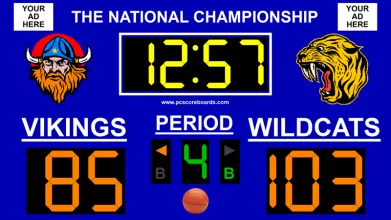 Basketball Scoreboard Standard screenshot 1