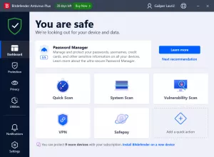 BitDefender Antivirus Plus screenshot 1