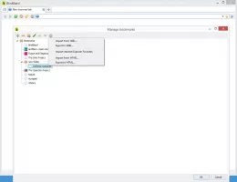 Bookmarks manager tab