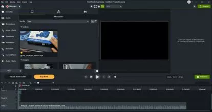 Camtasia screenshot 1