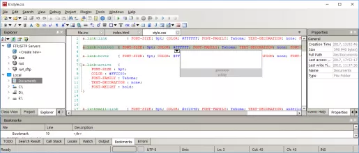 CodeLobster IDE screenshot 1