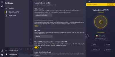 CyberGhost VPN screenshot 2