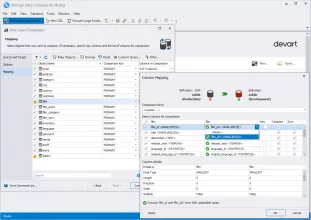 Data Comparison Setup