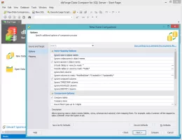 Data Comparison Setup
